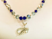 Load image into Gallery viewer, Mermaid Crystal Necklace and Earrings