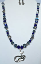 Load image into Gallery viewer, Mermaid Crystal Necklace and Earrings