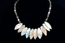 Load image into Gallery viewer, Mother-of-Pearl Necklace and Earrings Set