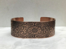 Load image into Gallery viewer, Segmented Copper Cuff Bracelet