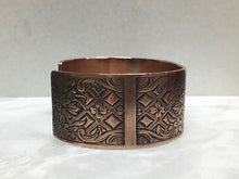 Load image into Gallery viewer, Segmented Copper Cuff Bracelet